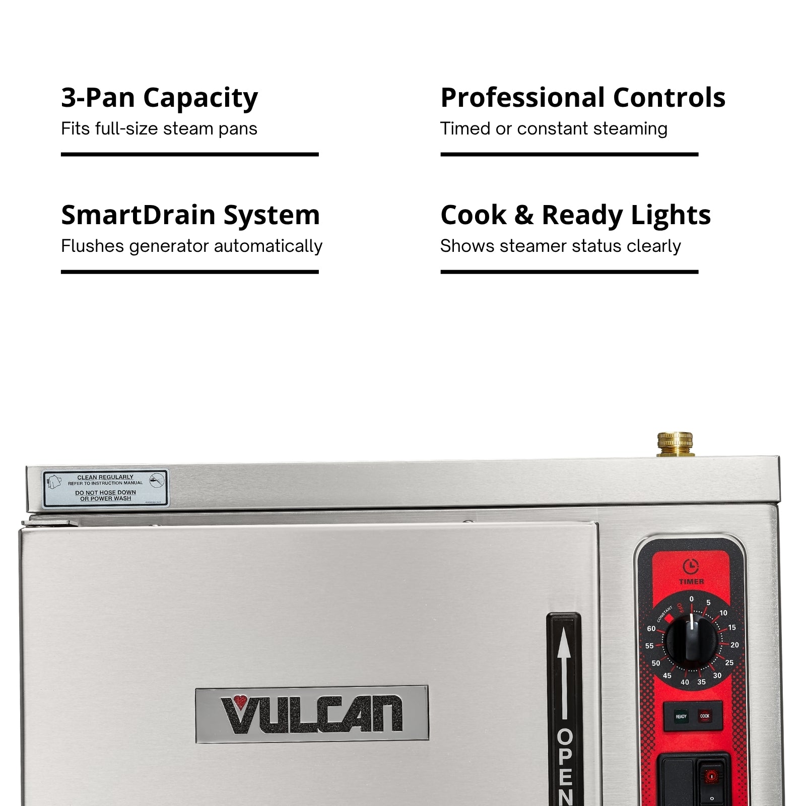 Vulcan C24EA3-PLUS Convection Countertop Steamer
