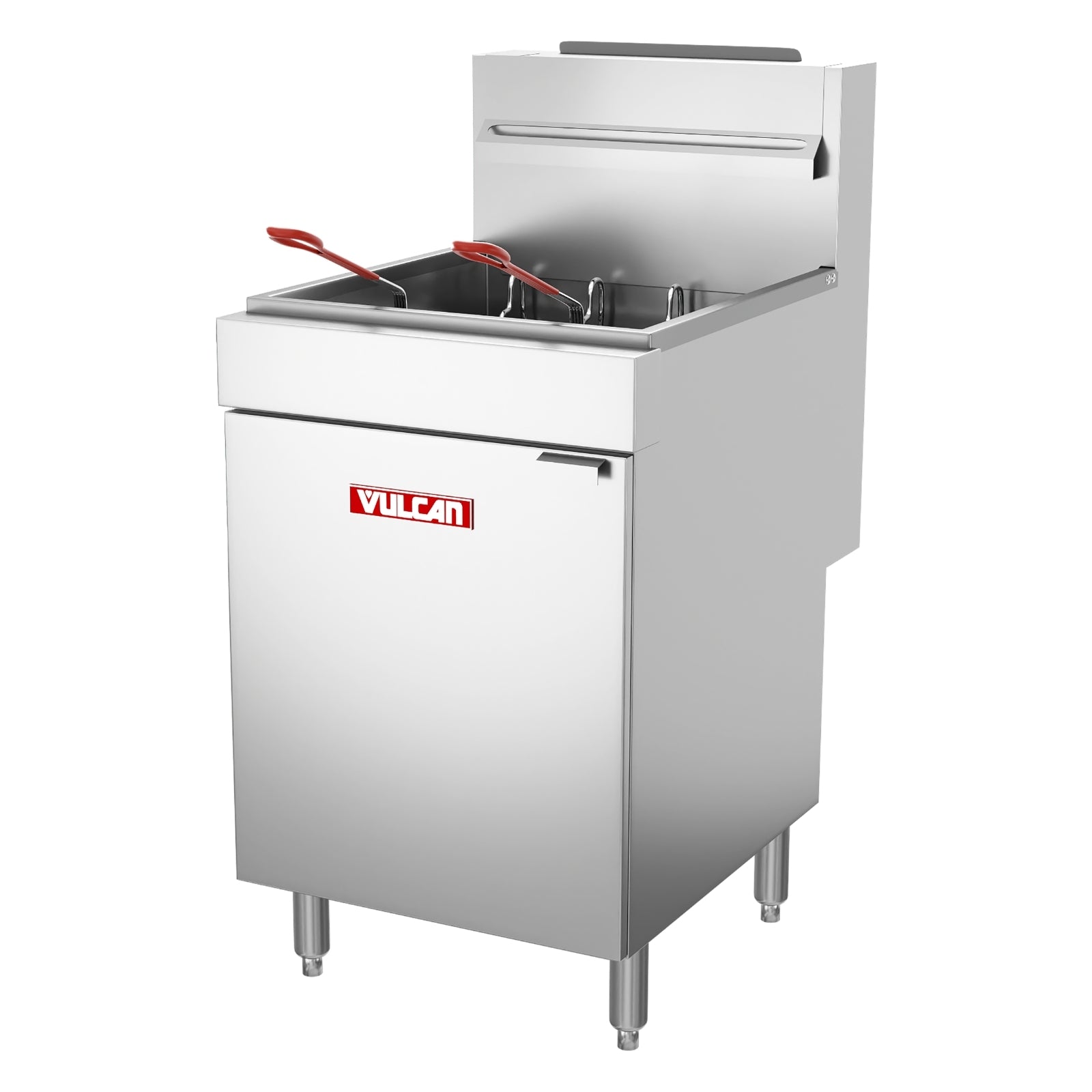 Vulcan LG500 Gas Floor Model Full Pot Fryer