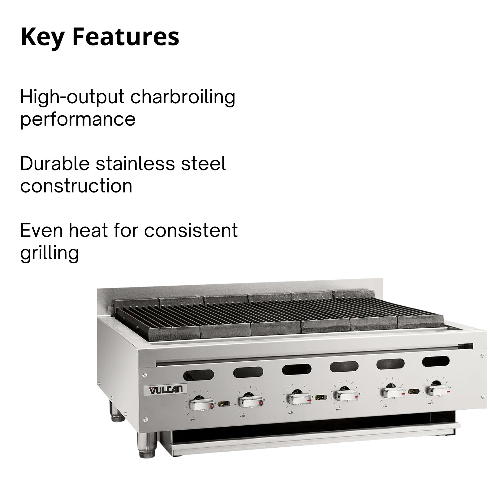 Vulcan VACB36 Gas Countertop Charbroiler