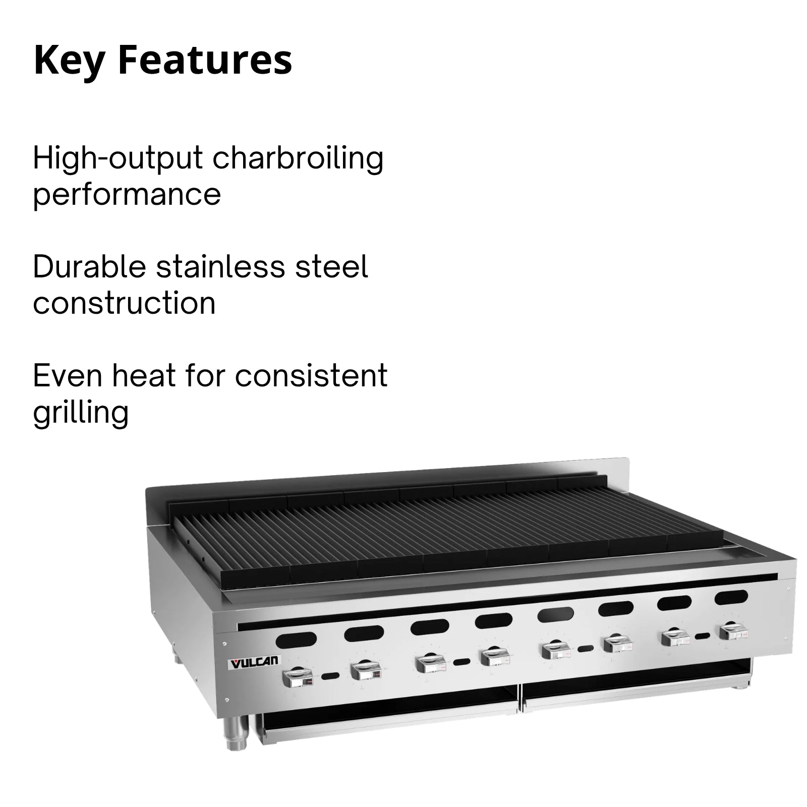 Vulcan VACB47 Gas Countertop Charbroiler