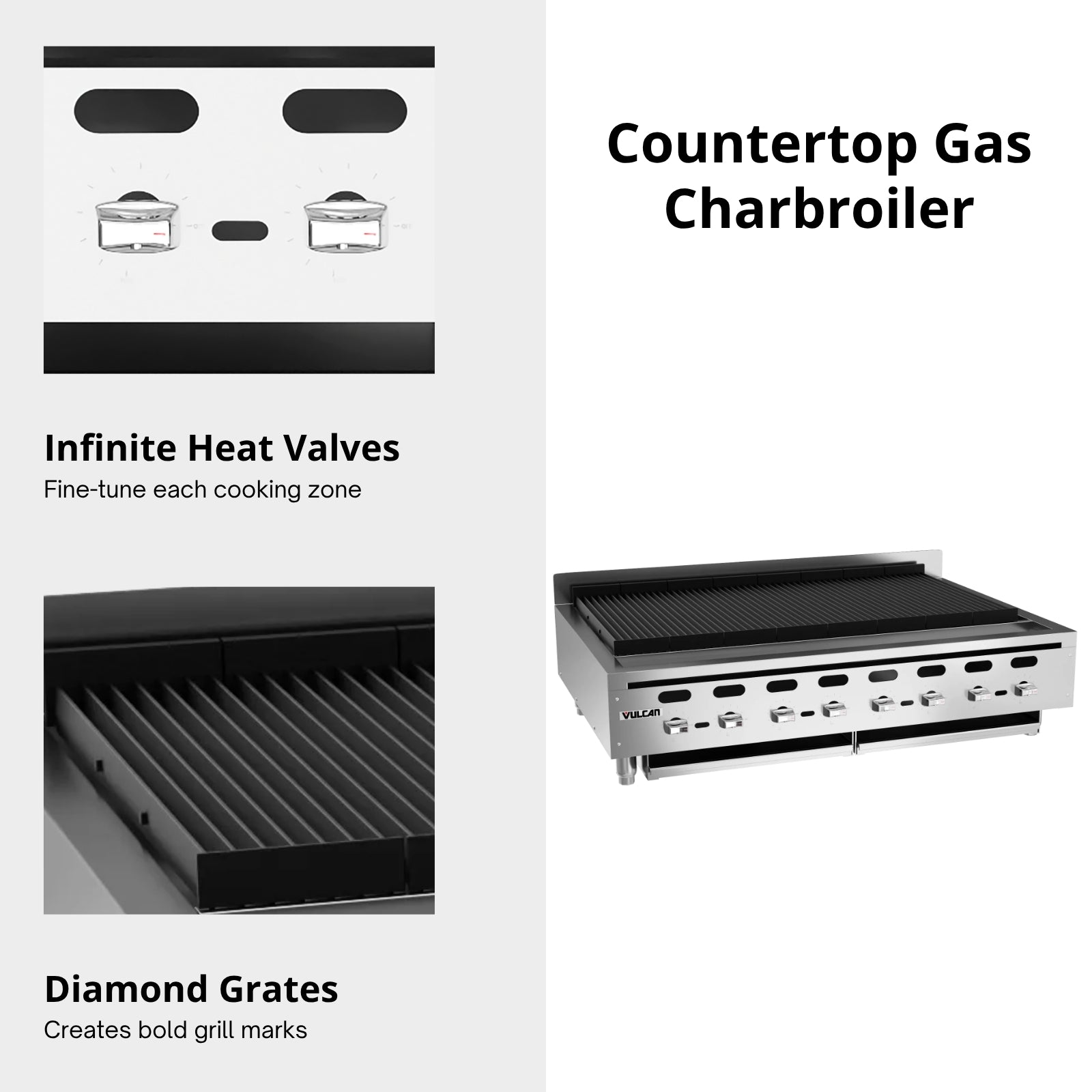 Vulcan VACB47 Gas Countertop Charbroiler