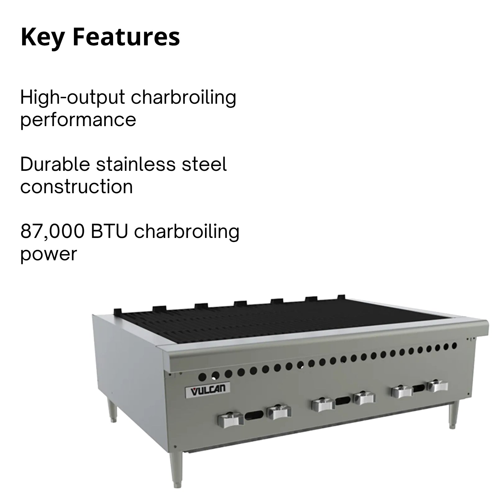 Vulcan VCRB36 Gas Countertop Charbroiler