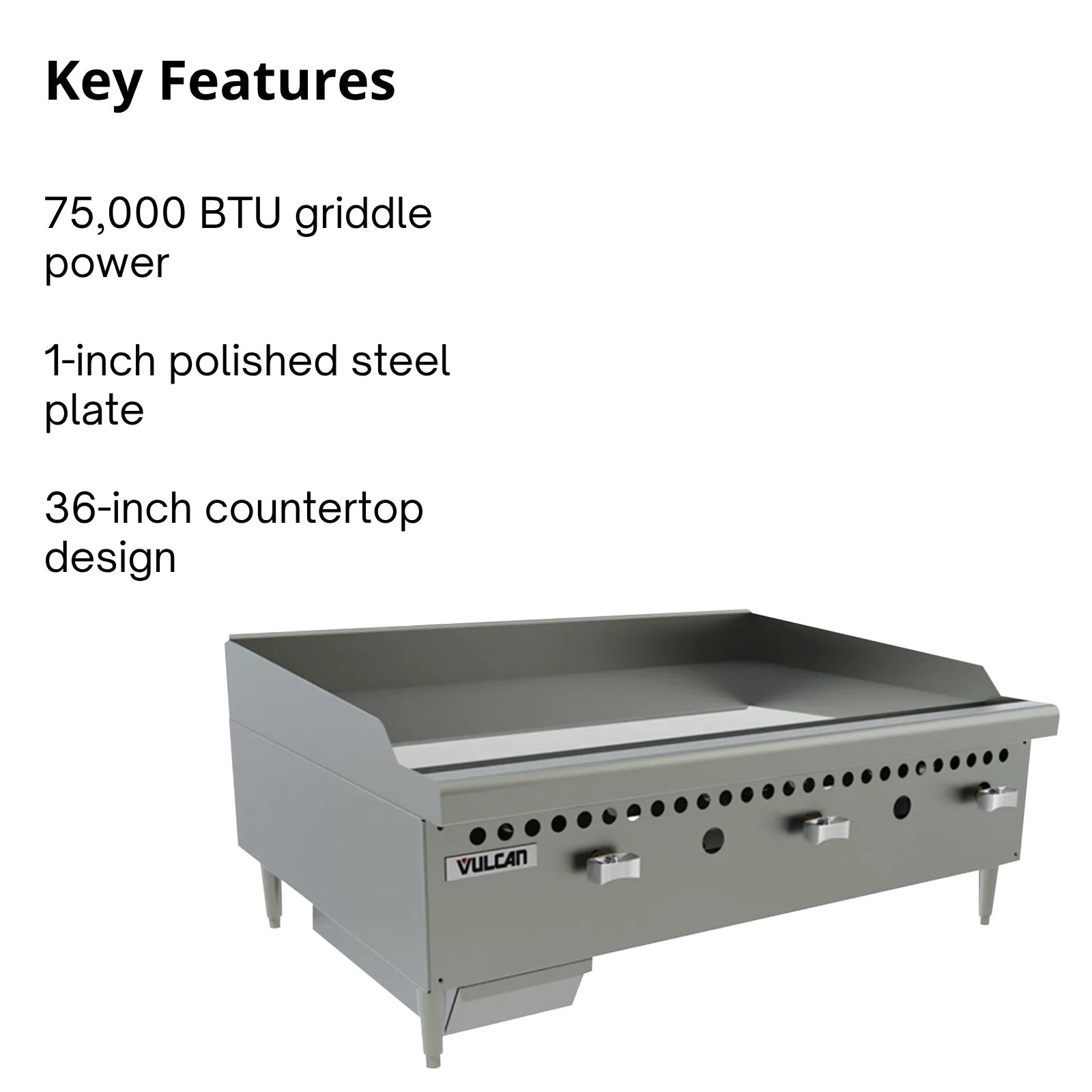 Vulcan VCRG36-M Gas Countertop Griddle