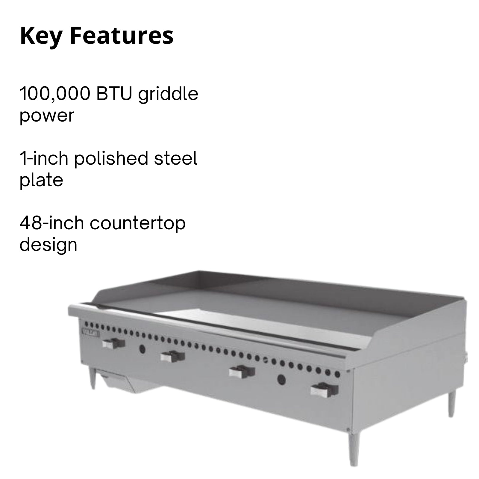 Vulcan VCRG48-M Gas Countertop Griddle