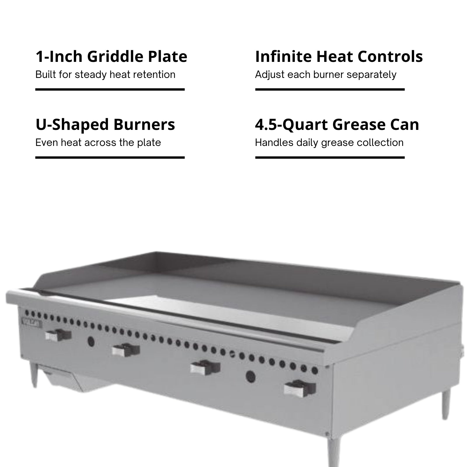 Vulcan VCRG48-M Gas Countertop Griddle