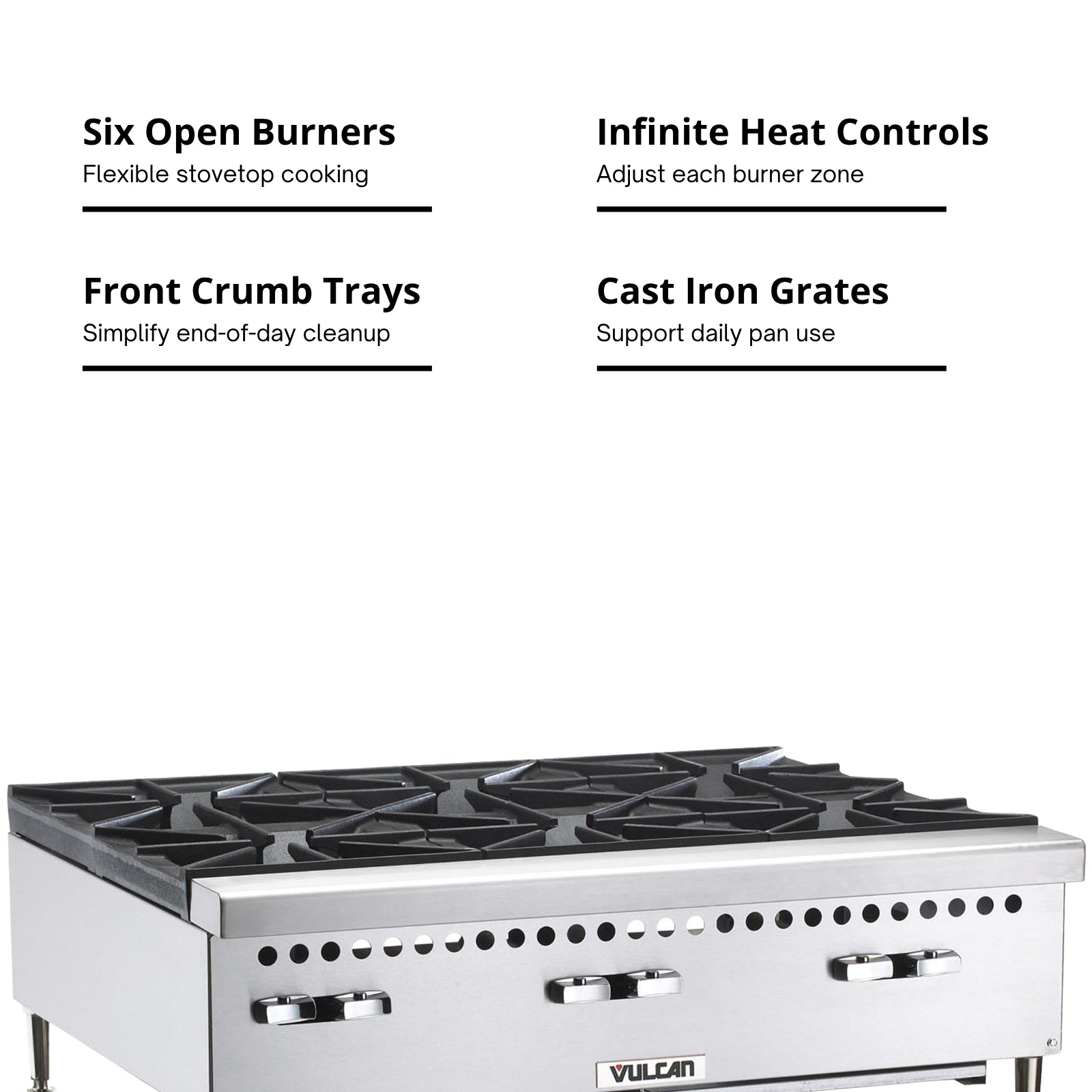 Vulcan VCRH36 Countertop Gas Hotplate