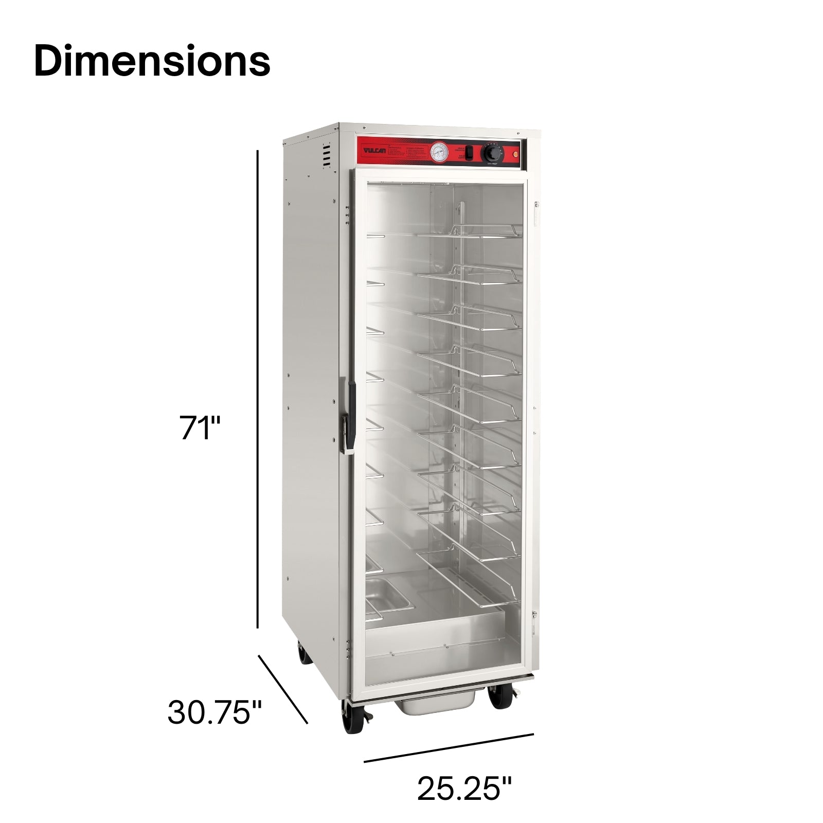 Vulcan VP18 Mobile Heated Holding Proofing Cabinet