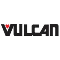 Vulcan logo on a white background