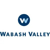 Wabash Valley logo with a blue circle and letter 'W' on a white background