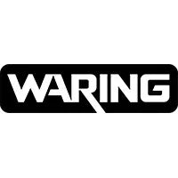 Black 'Waring' logo on a white background
