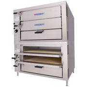 Bakers Pride HearthBake GP62-HP 30" Gas Countertop 4-Deck Pizza Bake Oven | 120,000 BTU