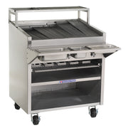 Bakers Pride F-36RS-R 36" Floor Model Gas Cast Iron Radiant Charbroiler | 105,000 BTU
