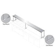 Advance Tabco CU-18-72 72" Stainless Steel Overshelf (Closeout)