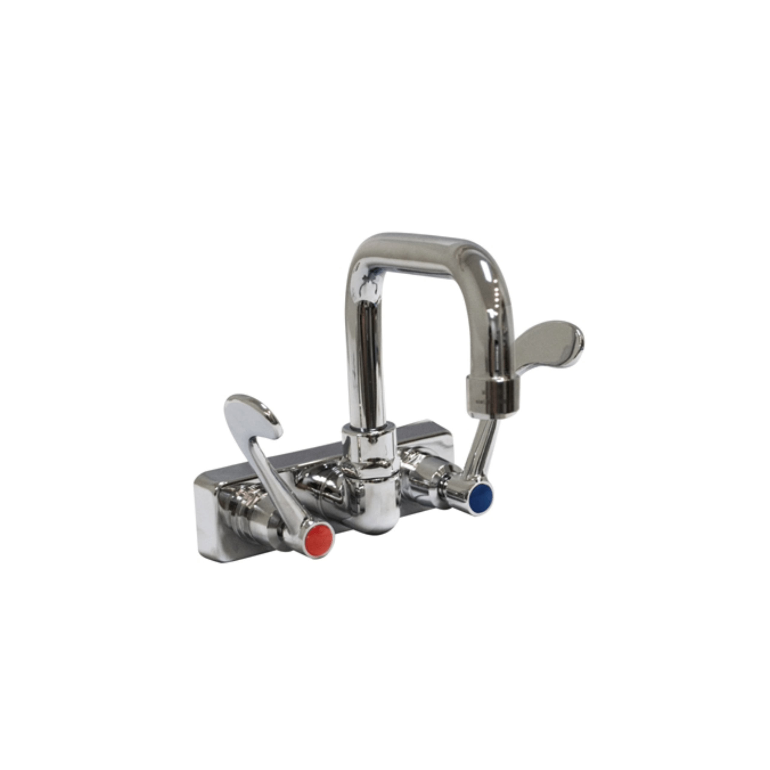 Advance Tabco K-206 4" Center Wall Mount Faucet w/ 6" Spout (Closeout)