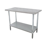 Advance Tabco AG-3010 120"W x 30"D Worktable w/ ODS-15-108 Double Overshelf (Closeout)