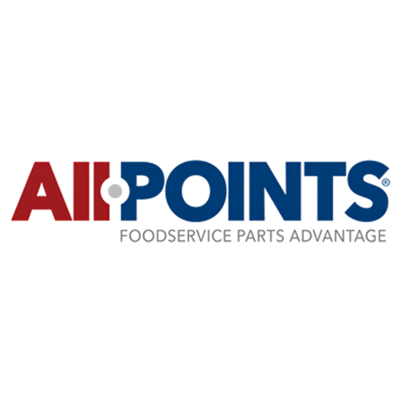 AllPoints Foodservice Parts Advantage logo on a white background