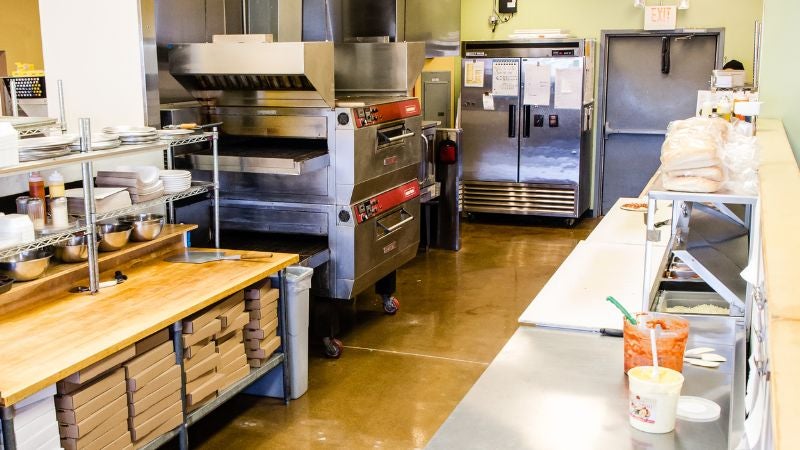 Arturo’s Pizza Kitchen with commercial equipment