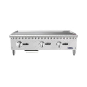 Atosa ATMG-36 36" CookRite Manual Gas Countertop Griddle | 90,000 BTU