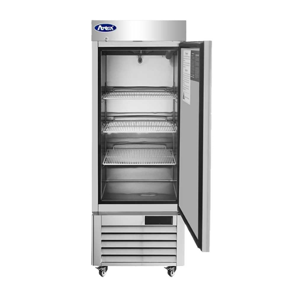 Atosa MBF8519GR 1-Door Bottom Mount Low Height Reach-In Refrigerator | 8.3 Cu. Ft.