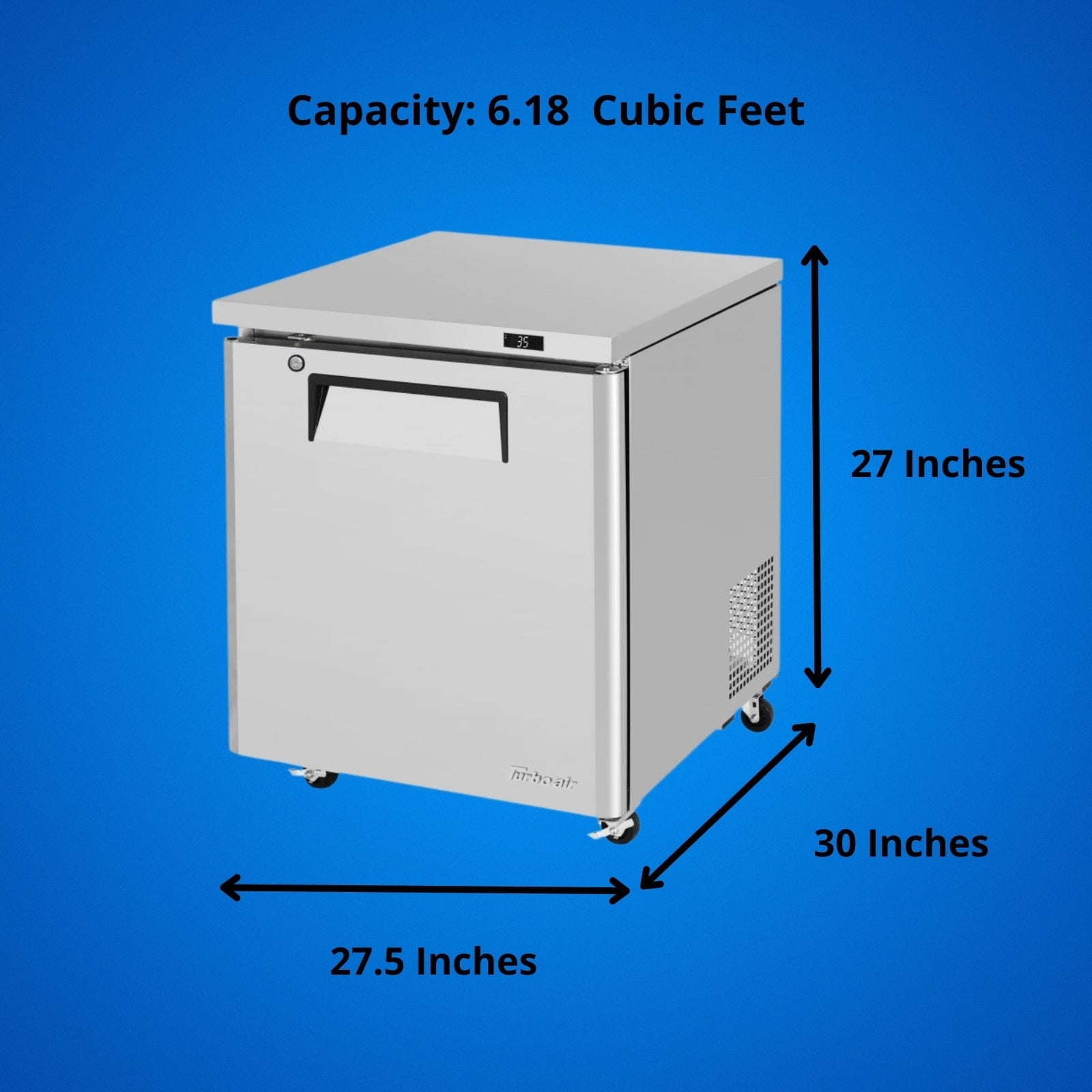 Turbo Air MUR-28L-N6 Undercounter Refrigerator