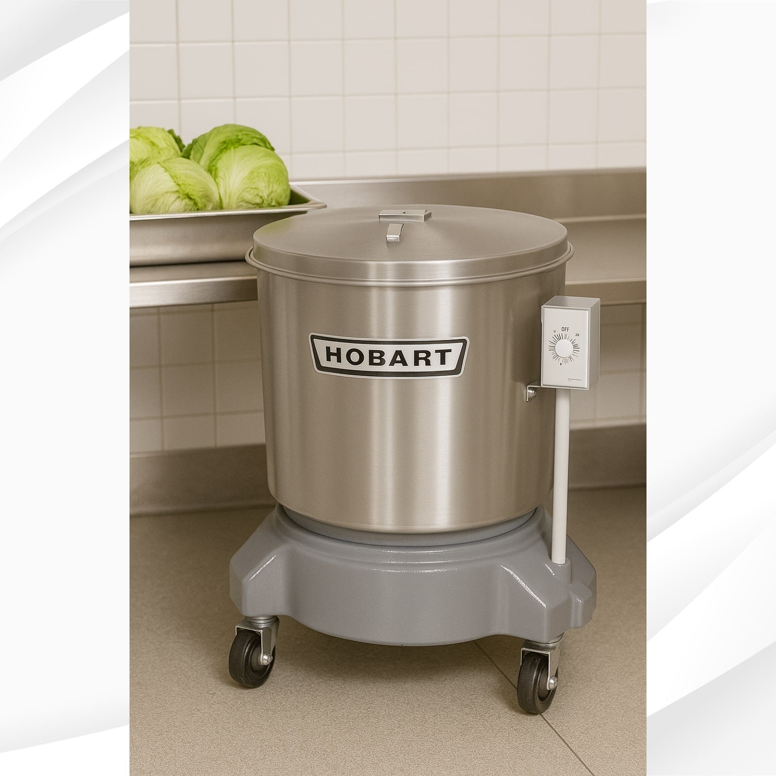 Hobart SDPS-11 20 Gallon Electric Stainless Steel Salad Dryer