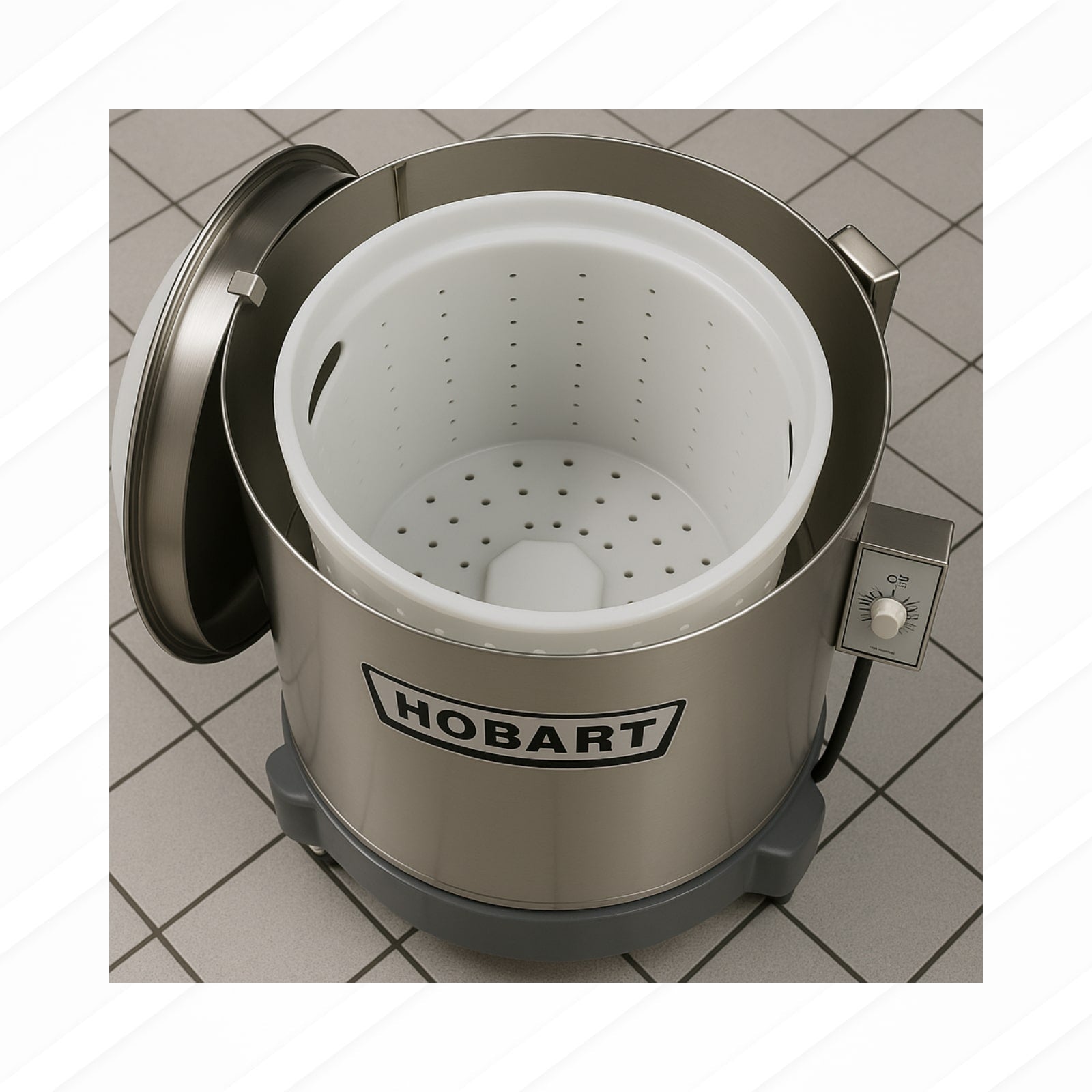 Hobart SDPS-11 20 Gallon Electric Stainless Steel Salad Dryer