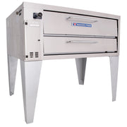 Bakers Pride 4151 54" Stubby Depth Gas Pizza Deck Oven | 70,000 BTU