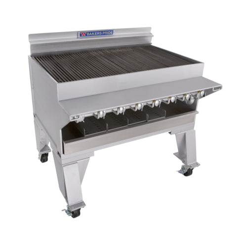 Bakers Pride CH-8 42" Gas Heavy Duty Radiant Charbroiler | 144,000 BTU