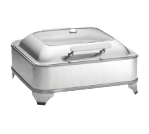 Tablecraft CW40162 2/3 Size Induction Chafing Dish w/ Stand | 5 Qt.