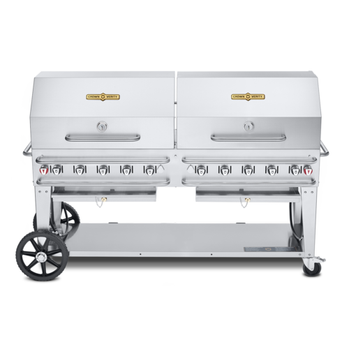 Crown Verity CV-RCB-72RDP-SI50/100 Charbroiler, Gas, Outdoor Grill