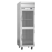 Beverage Air HF1HC-1HG 26" 2 Glass Half Door Top Mount Reach-In Freezer | 21.06 Cu. Ft.