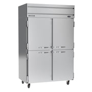 Beverage Air HF2HC-1HS 52" 4 Solid Half Door Top Mount Reach-In Freezer | 45.2 Cu. Ft.