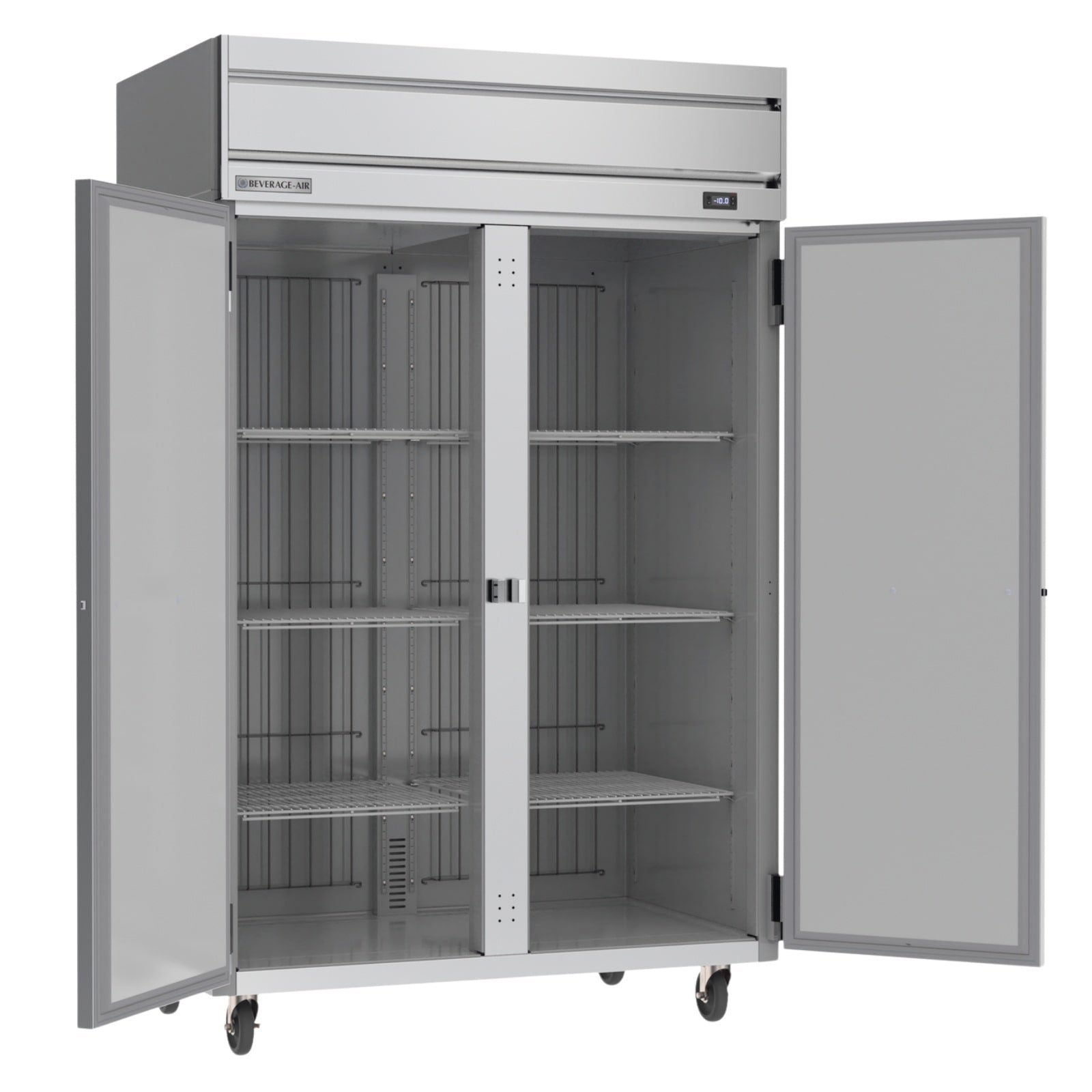 Beverage Air HF2HC-1S 52" 2 Solid Door Top Mount Reach-In Freezer | 45.2 Cu. Ft.