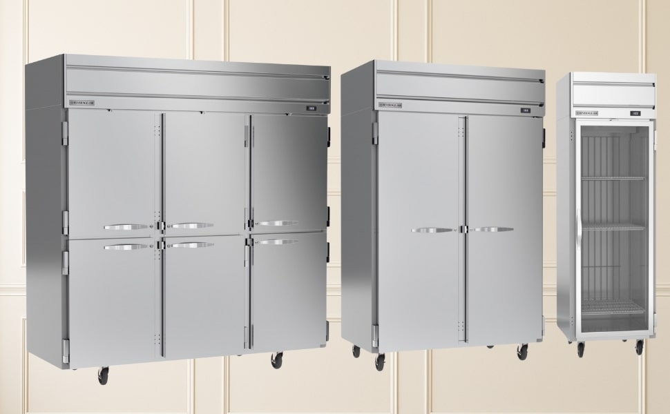 Beverage Air HF3HC-1S 78" 3 Solid Door Top Mount Reach-In Freezer | 69.1 Cu. Ft.