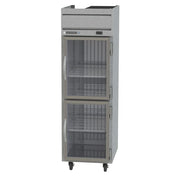 Beverage Air HFS1HC-1HG 26" 2 Glass Half Door Top Mount Reach-In Freezer | 21.06 Cu. Ft.