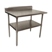 BK Resources CVTR5-4830 Stainless Steel 48"W x 30"D Work Table (Closeout)