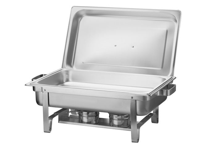 Winco C-4080 8 qt. Full Size Chafer w/ Folding Stand