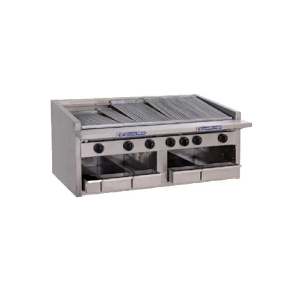 Bakers Pride C-48RS 48" Countertop Gas Steel Radiant Charbroiler | 150,000 BTU