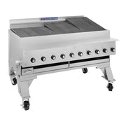 Bakers Pride CH-10 52.5" Gas Heavy Duty Radiant Charbroiler | 180,000 BTU