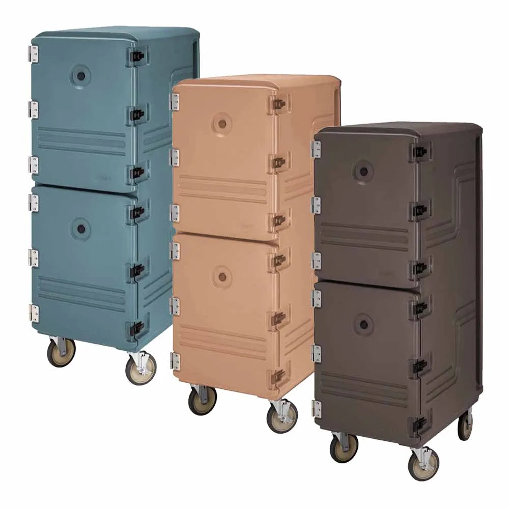 Cambro 1826DTCSP Camcart 2-Compartment Insulated Food Storage Cart w/ Security Package