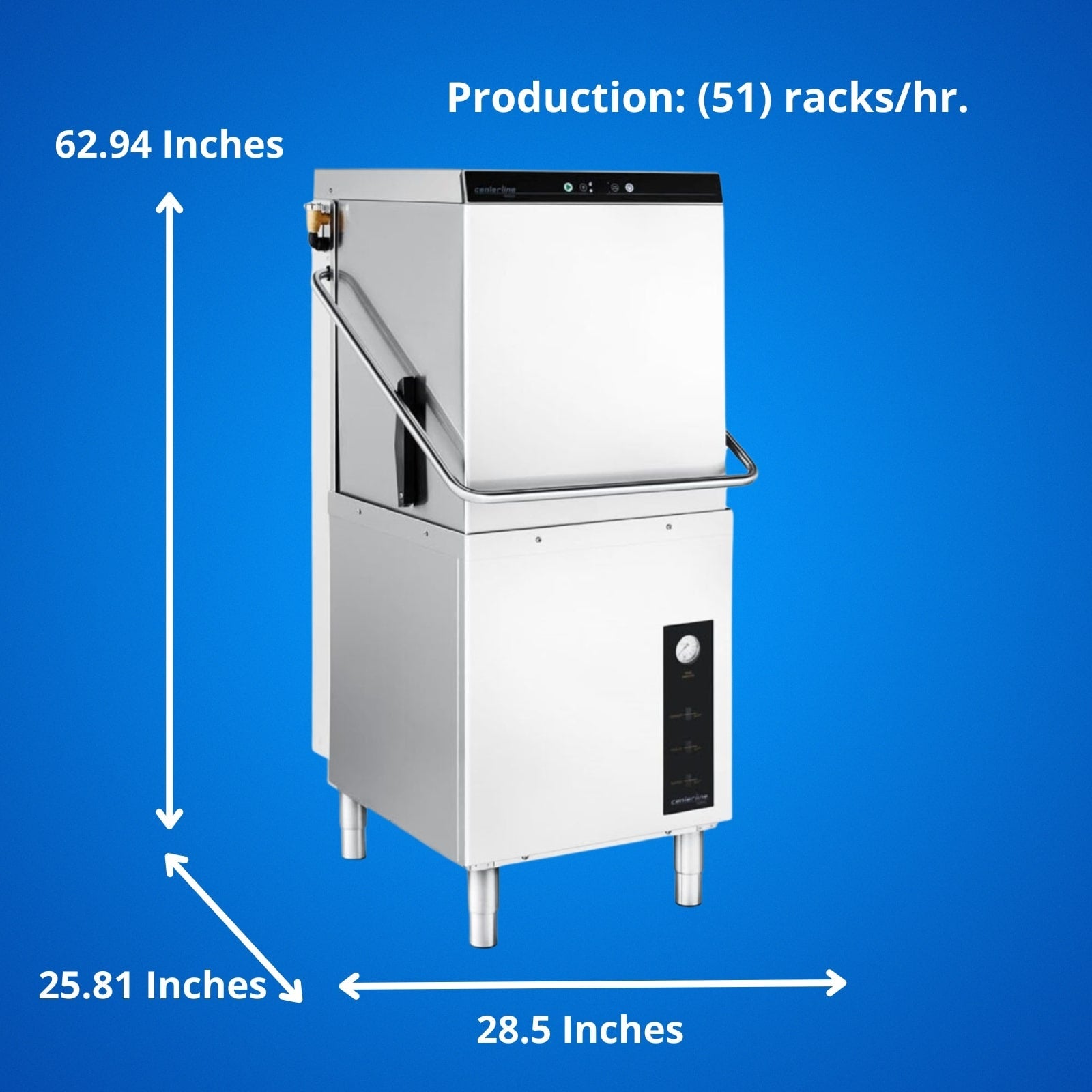 Hobart CDH-1 Dishwasher, Door Type
