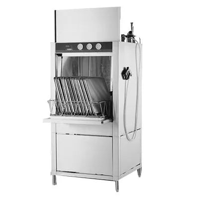Champion PP-10 Front Loading 28-1/2" Door Single Rack Warewasher | 10 pan capacity
