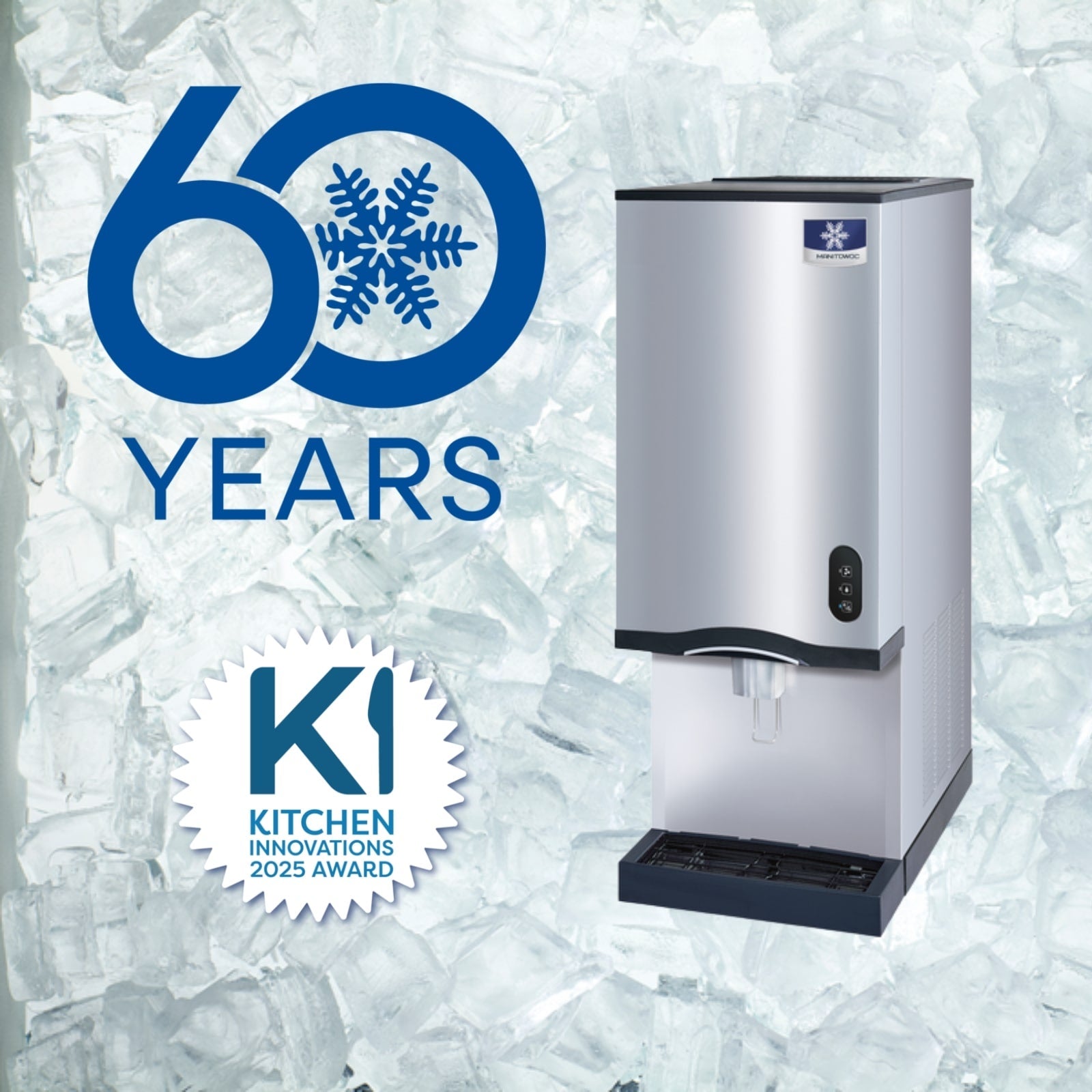Manitowoc CNF0202A-L 315 lb. Air Cooled Nugget Style Countertop Ice Maker & Dispenser w/ 20 lb. Bin