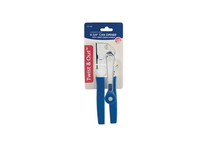 Winco CO-902 Twist & Out 8-3/4" Crank Handle Manual Can Opener
