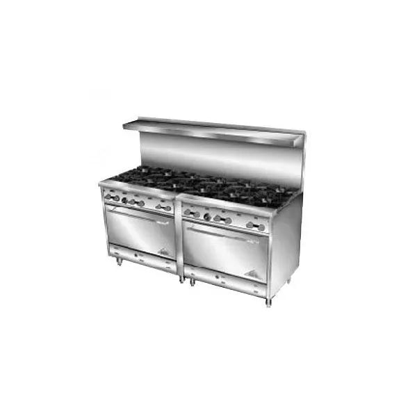 Comstock-Castle 2F330-48 72" Gas 4-Burner & Griddle Range w/ (2) 31" Ovens | 264,000 BTU