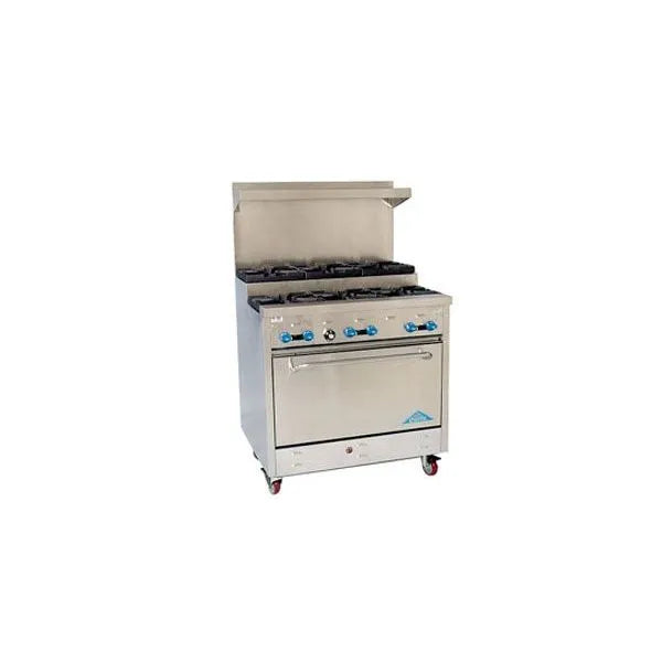 Comstock-Castle 2FSU330 72" Gas 12-Burner Range w/ (2) 31.5" Ovens | 358,000 BTU