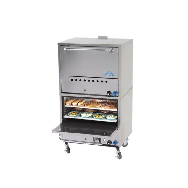 Comstock-Castle 2PO26 26.5" Gas Countertop Double Stacked Pizza Oven | 60,000 BTU