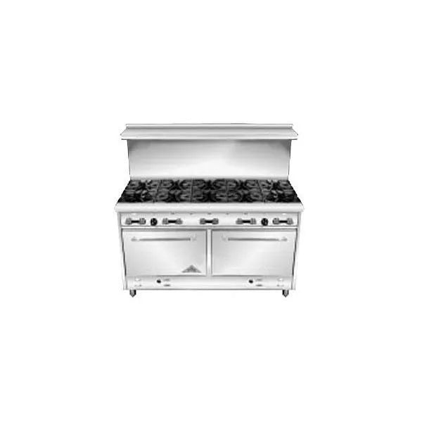Comstock-Castle F3226-30-1.5RB 60" Gas Range w/ 2 Burners, Griddle, Charbroiler & (2) Ovens | 226,000 BTU