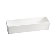 Tablecraft CW4008N Contemporary 3.25 Qt. Rectangular Bowl | Natural Finish