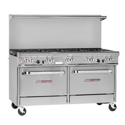 Southbend Ultimate 4601DD-4T 60" Gas Range w/ 2-Burners 48" Griddle & 2 Standard Ovens | 236,000 BTU